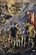 El Greco The Martyrdom of St Maurice France oil painting artist